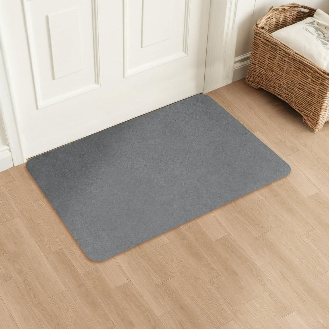 Schmutzfangmatte 50x80cm,Superdünn Innen Fussmatte,Saugfähiges Rutschfester Teppich,strapazierfähige