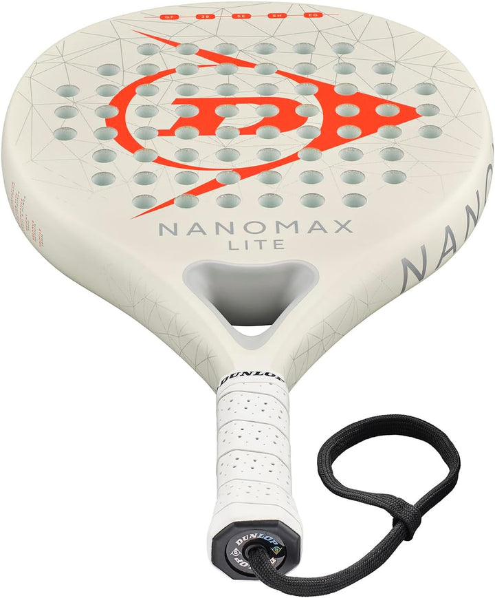 Dunlop Padel Bat Nanomax – Hybridform, Graphit-Rahmen, Medium-Balance Lite, Lite