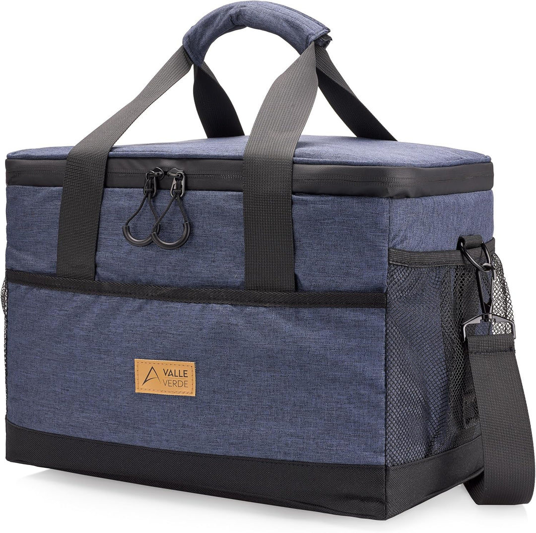 Valle Verde Multifunktionale Kühltasche – Kühlbox mit 4-lagiger Isolierung, Auslaufsicher, mit Seite