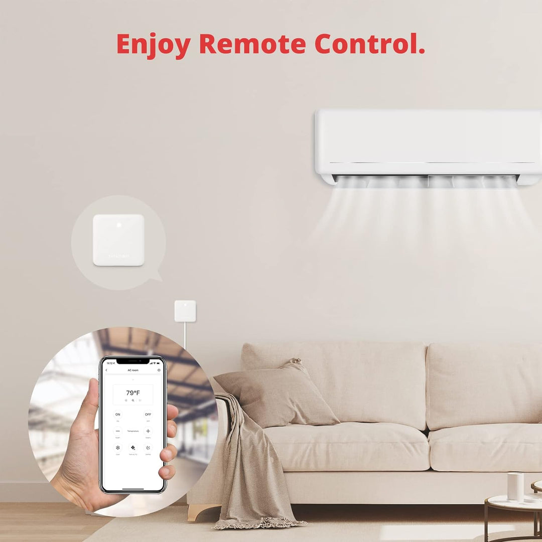 SwitchBot Hub Mini Smart Fernbedienung - IR-Sendersystem, Verbindung zu WLAN, Klimaanlagensteuerung,