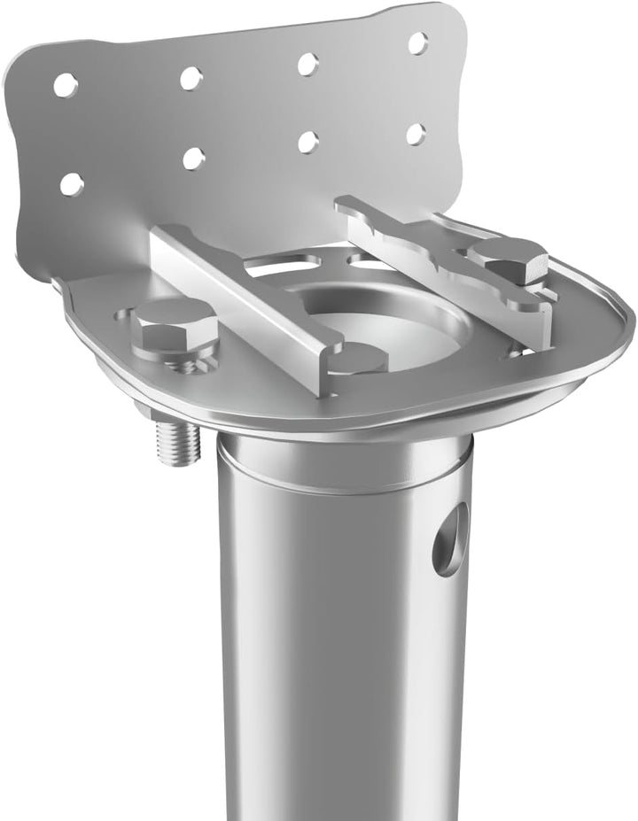 Maxerio NEU 80 cm 2er Base-Set TILT Schraubfundamente inkl. Konsole (feuerverzinkt); Ø 60 x 2; M12,