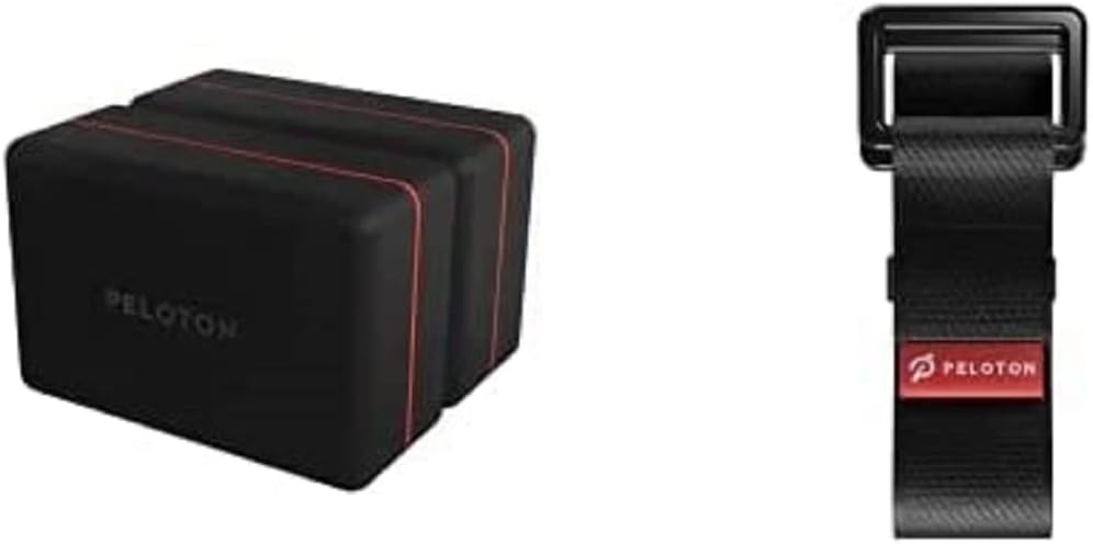 Peloton Yoga-Blöcke Yoga block and Yoga band, Yoga block and Yoga band