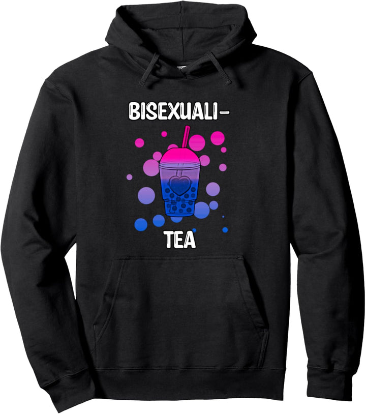 Bisexuelle Pride Flag Bisexuali-Tee Boba Tea Lustiges Zitat Pullover Hoodie