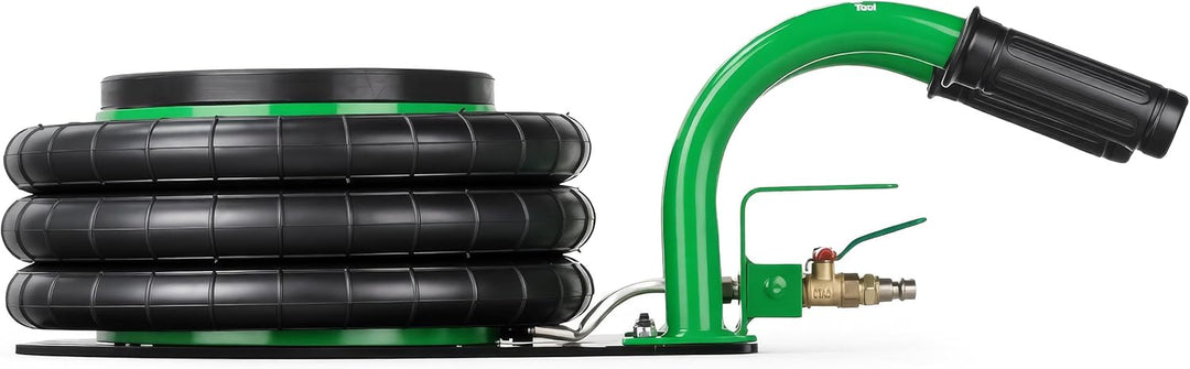 Pneumatischer Wagenheber 3,5T - Druckluft Wagenheber 130-430 mm - Kompakter Air Jack mit kurzem Grif