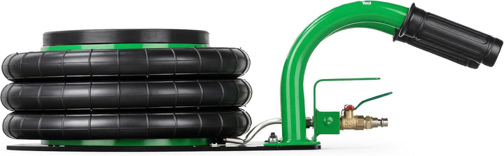Pneumatischer Wagenheber 3,5T - Druckluft Wagenheber 130-430 mm - Kompakter Air Jack mit kurzem Grif