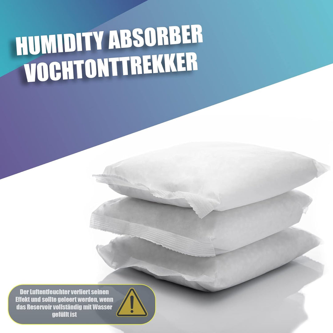 BigDean 12x 400g Luftentfeuchter Nachfüllpack Feuchtigkeitskiller Feuchtigkeits-Stopper Nachfüll-Beu