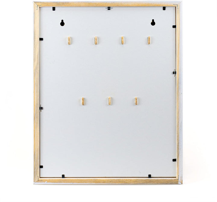 Schlüsselkasten aus Holz, Hängeschrank mit Schlüsselbrett, Wandorganizer für Schlüsselaufbewahrung,