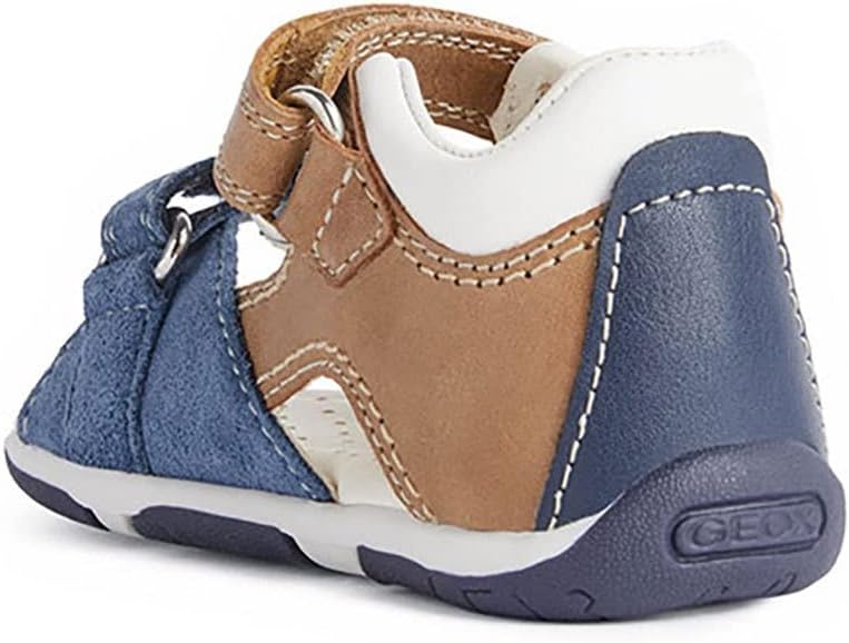 Geox Baby-Jungen B Sandal Tapuz Boy A Erste Schritte 18 EU Caramel Navy, 18 EU Caramel Navy