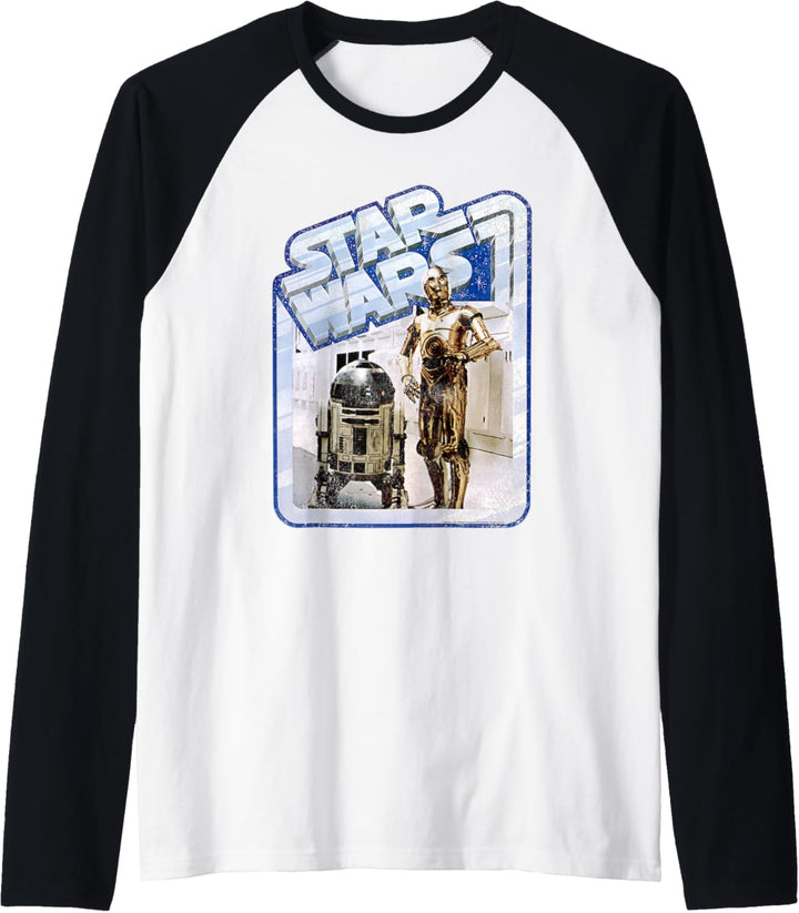 Star Wars C-3PO & R2-D2 Tantive IV Raglan