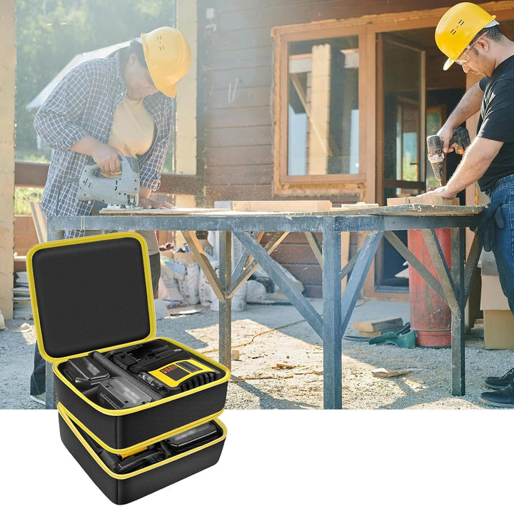 Werkzeugtasche Kompatibel Mit Dewalt/für Makita/für Waitley Akku Max Lithium-Ionen Akkus, Doppellagi