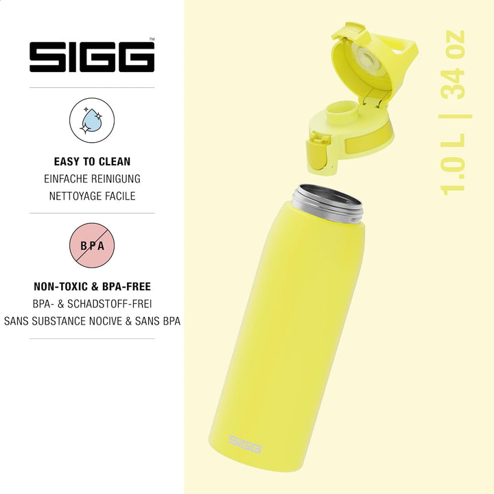 SIGG - Edelstahl Trinkflasche - Shield ONE - Für Kohlensäurehaltige Getränke Geeignet - Auslaufsiche