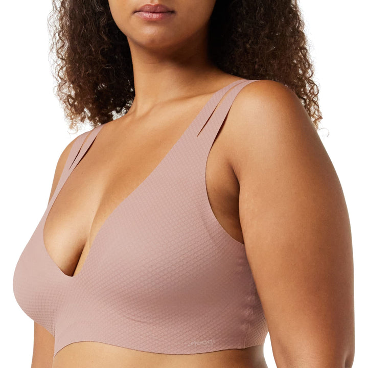 Sloggi Damen Zero Feel Flow Bralette Bustier XS Cacao, XS Cacao