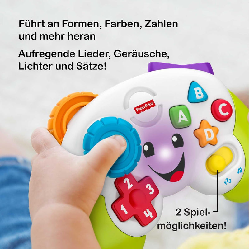 Fisher-Price Lernspass-Spiel-Controller | Spielzeug mit Musik & Lichtern | Babyspielzeug ab 6 Monate