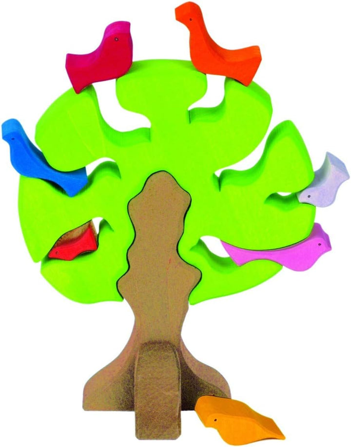 Glückskäfer 523097 Vogelbaum, 9-teilig, bunt, hell