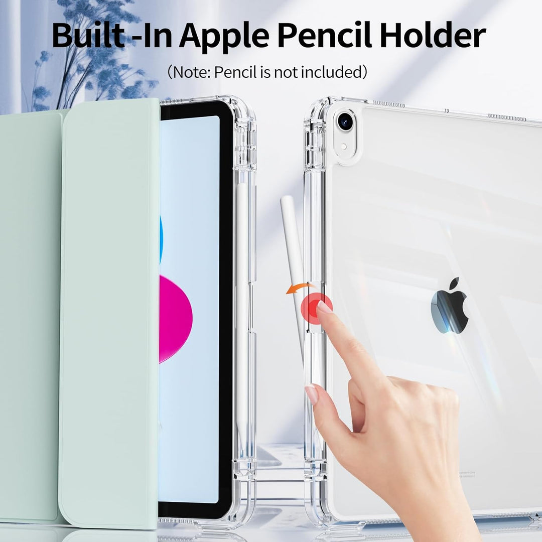 Hülle für iPad (A16) 11 Zoll (2025) & iPad 10. Generation (2022) mit Stifthalter, Stossfeste Schutzh