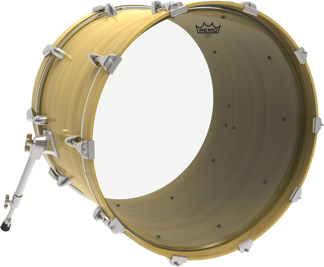 Remo Schlagzeugfell Emperor transparent Bassdrum 18" BB-1318-00 18" Emperor Clear Bass Einzelhandels