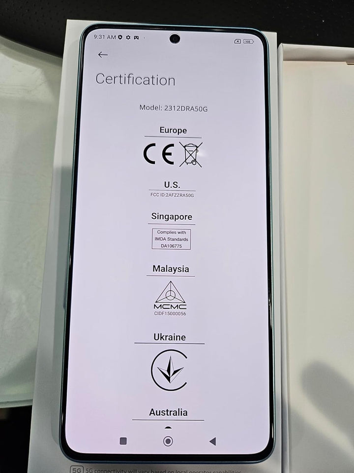 Xiaomi Redmi Note 13 Pro 16,9 cm (6.67") Double SIM 5G USB Type-C 8 Go 256 Go 5100 mAh Noir