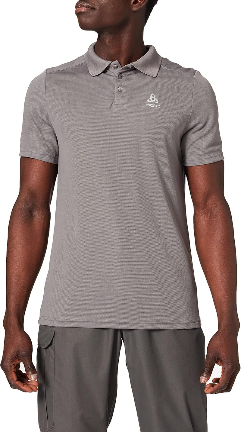 Odlo Herren F-dry_550802 Polo Shirt (1er Pack) L Odlo Steel Grey, L Odlo Steel Grey