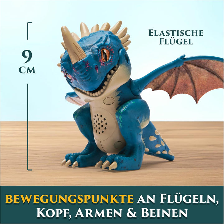 Dreamworks How to Train your Dragon, Interaktiver Mini-Drache Sturmpfeil, Figur mit Soundeffekten, S
