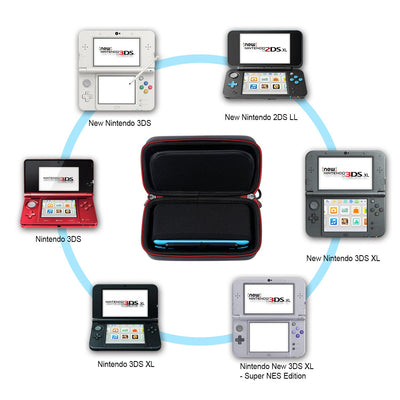 Smatree Transporttasche für Nintendo 3DS XL/ 2DS XL, Hartschalen-Schutzhülle für Nintendo 3DS / Nint