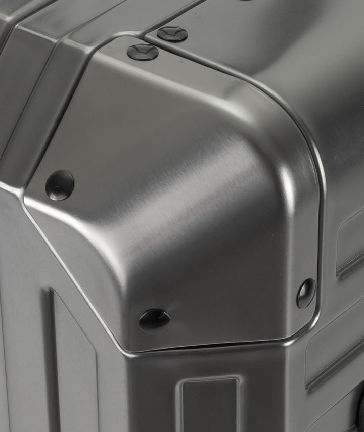 Travelhouse Tokyo Alu Reisekoffer Graphit S-55cm & M-66cm Hartschalenkoffer Reise Trolley Koffer Set