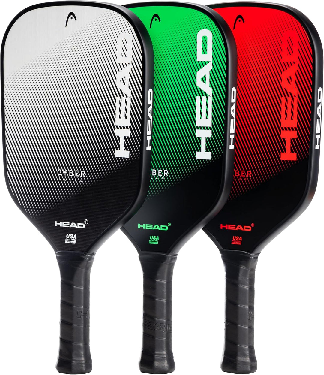 HEAD Cyber CORE Pickleball Paddle, red/Black