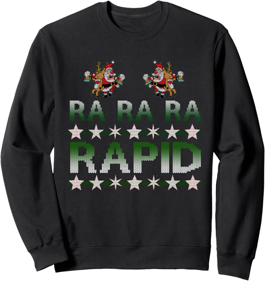 Ugly Ra Ra Ra Rapid X- Mas Fussball I Weihnachten Sweatshirt