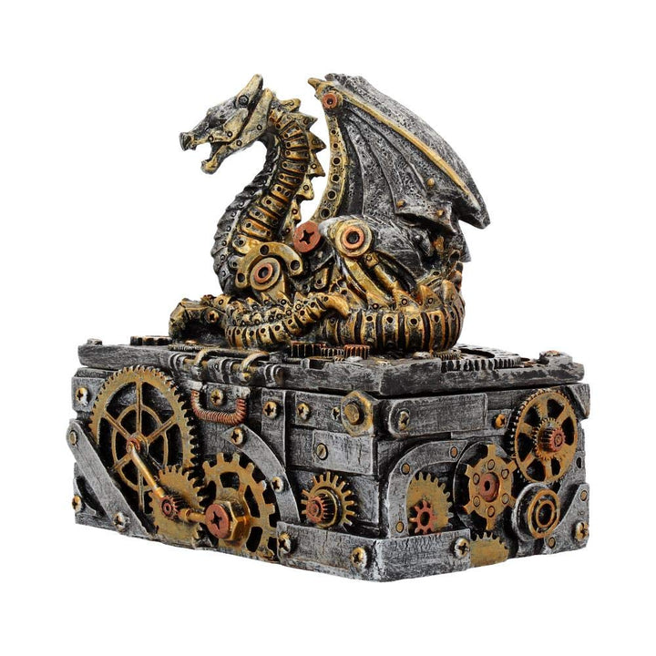 Nemesis Now U3821K8 Secrets of The Machine Box 19,5cm Silber
