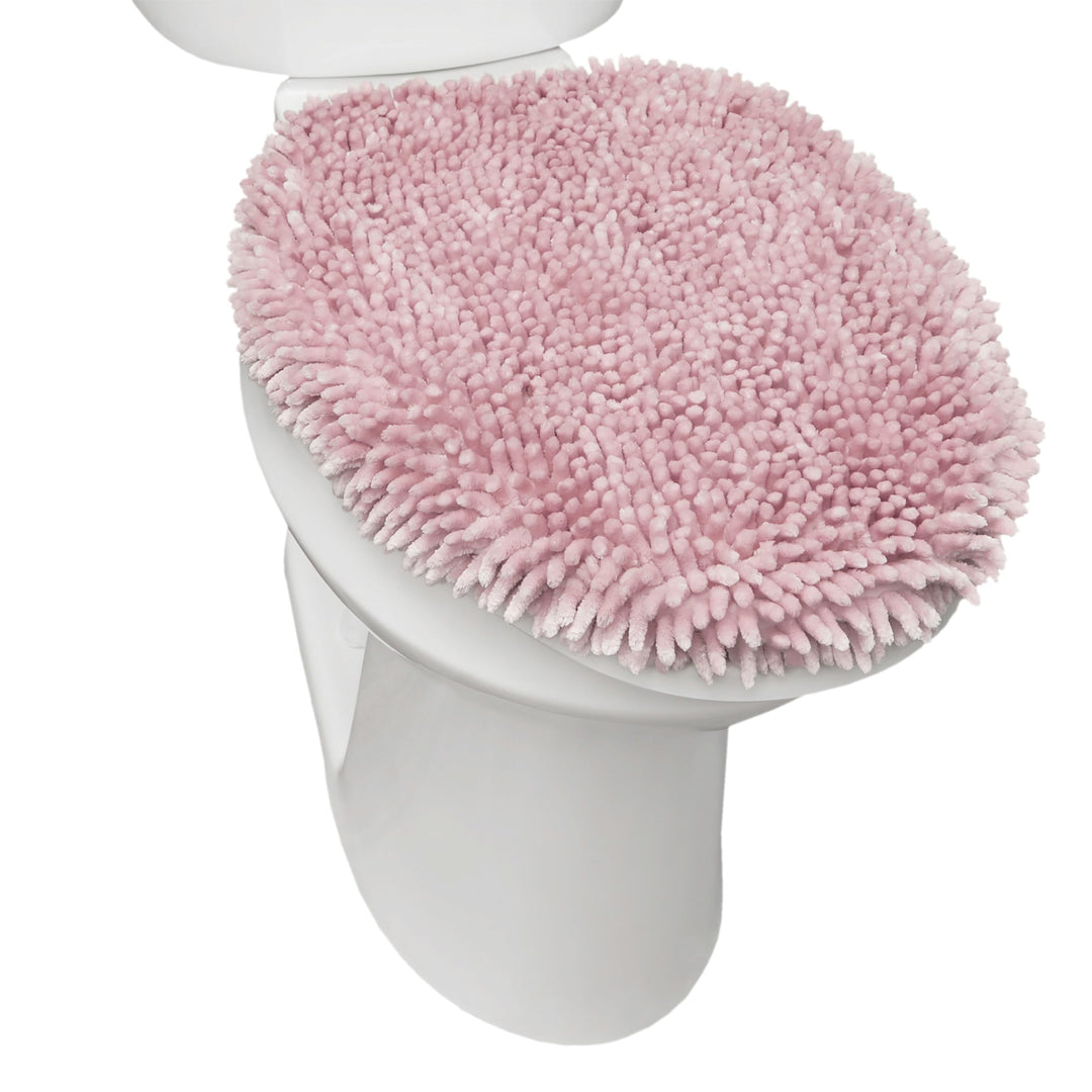SoHome Spa Step Luxus Plüsch Chenille Shag Maschinenwaschbar Ultra Soft Standard Toilettendeckel Bez
