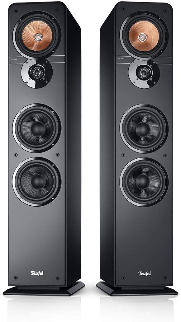 Teufel Ultima 40 Stereo Lautsprecher - HiFi Standlautsprecher Paar der Spitzenklasse, Phase-Plug Hoc