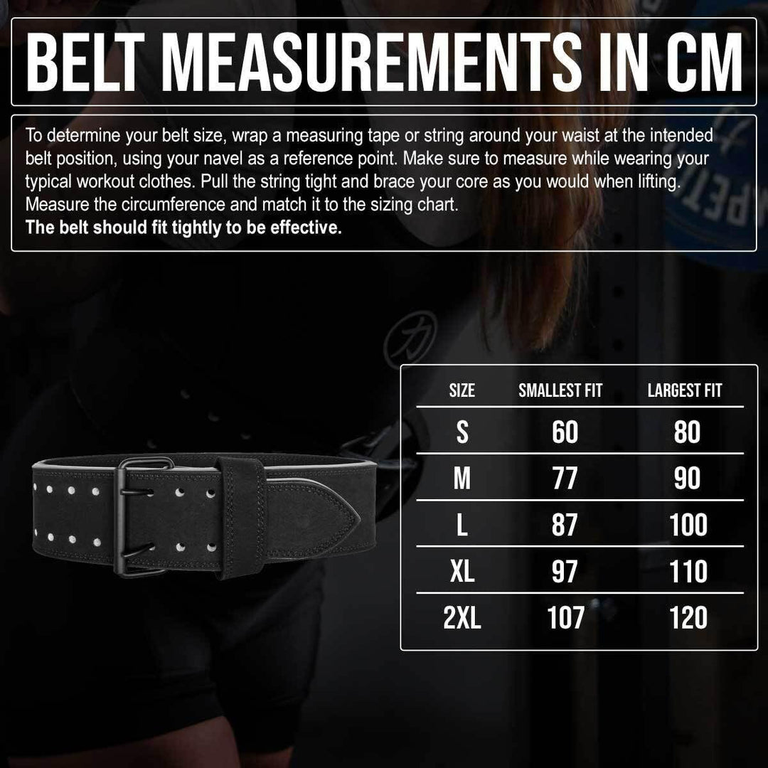 Strength Shop 13mm Prong Belt Gewichthebergürtel mit Schnallenverschluss, IPF-zertifiziert, Robuster