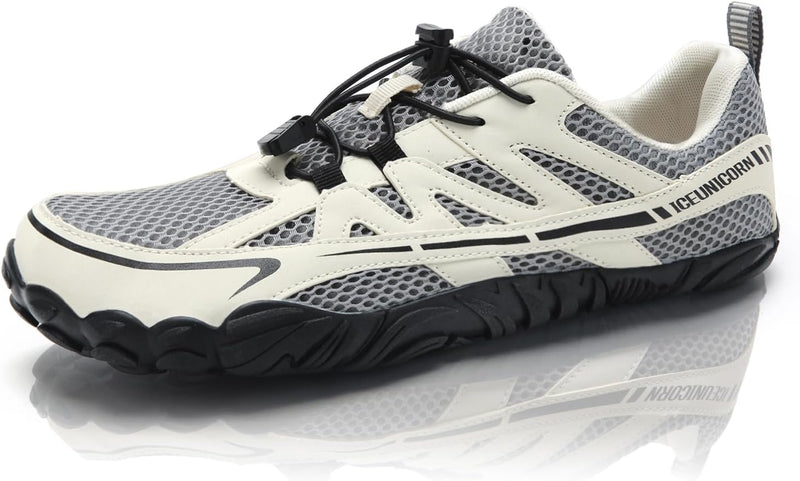 IceUnicorn Herren Damen Barfussschuhe Traillaufschuhe Fitnessschuhe Knit Minimalistische Breiter Zeh