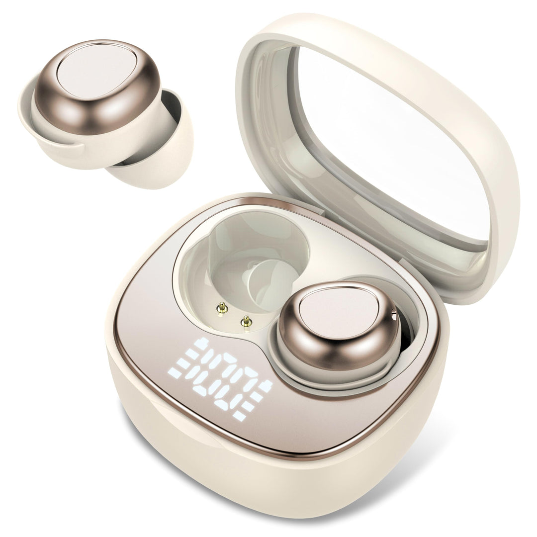 Mini Schlafkopfhörer Bluetooth 5.4 Kopfhörer, in Ear Kopfhörer Kabellos mit 25 Stunden Akkulaufzeit,