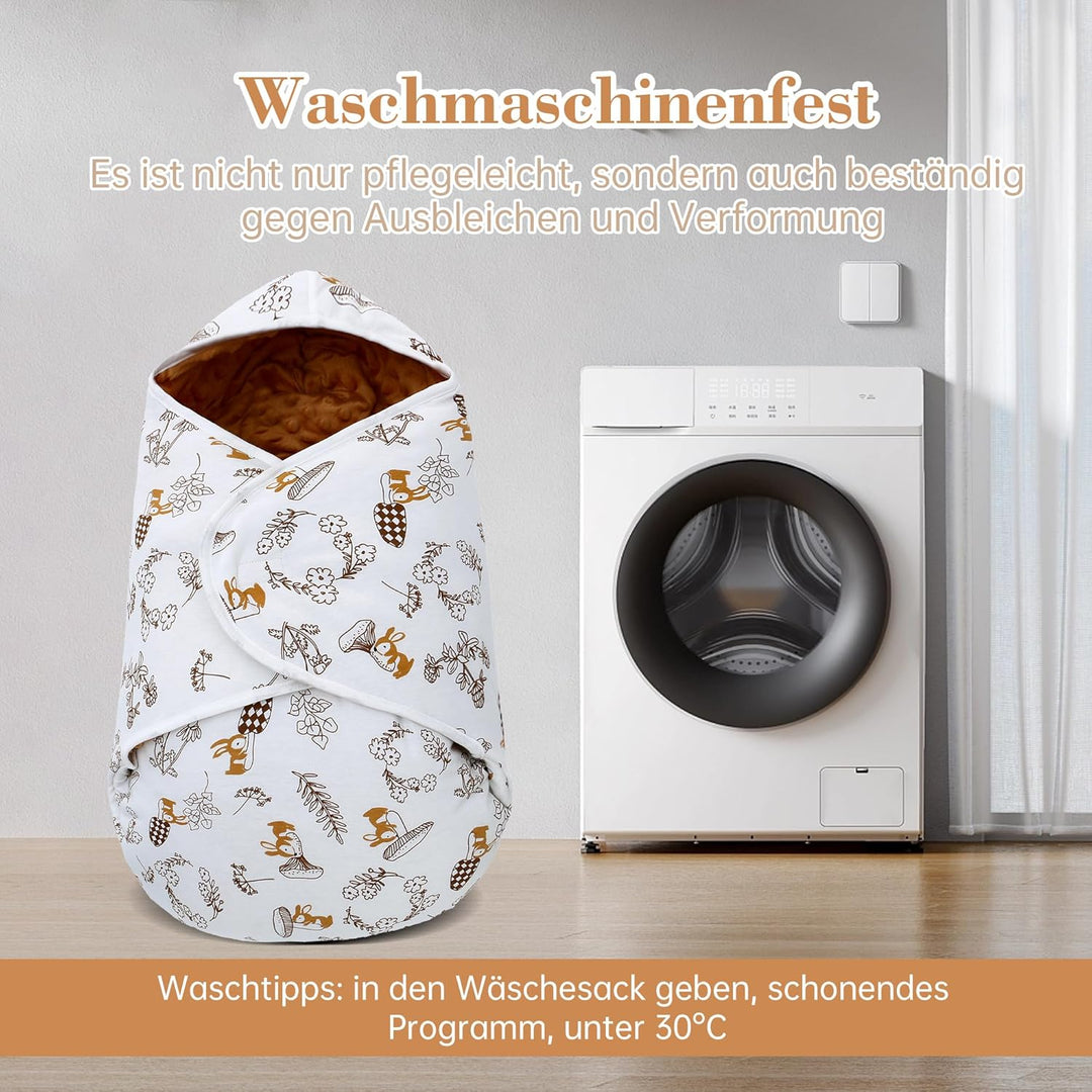 Einschlagdecke Babyschale Universal Fusssack für Buggy Winter Decke Herbst Babydecke Baumwolle Kinde
