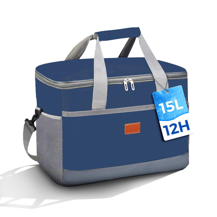 FOSER KüHltasche 35l Gross Thermotasche faltbar Mit Tragegurten Lunchtasche Campingtasche KüHlrucksa