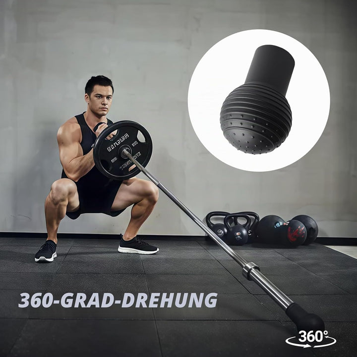 Silikon Landmine Aufsatz für Langhantel Landmine Zubehör, Landmine Base Griffe, 360° Drehung, Stabil