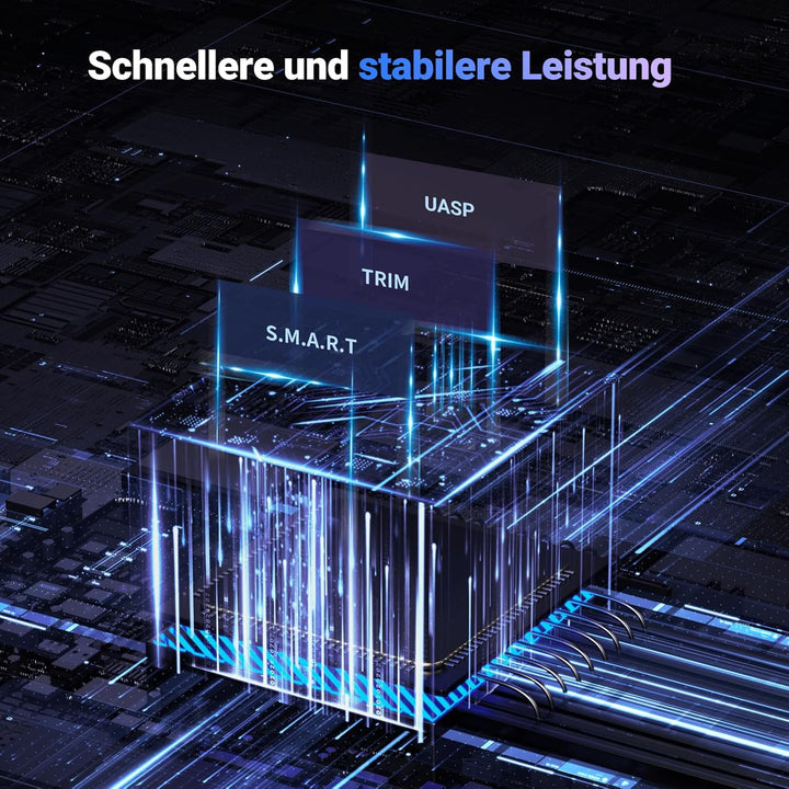 UGREEN M.2 Gehäuse NVMe USB 3.1 Gen2 10 Gbps NVMe SSD Gehäuse Adapter mit USB CC Kabel für M2 NVMe P