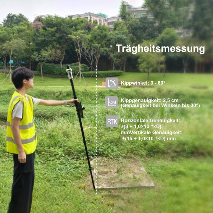 SMA25R Net GNSS RTK-Vermessungssystem: Handgeführter Hochpräzisions-Positionierungsempfänger mit Kol