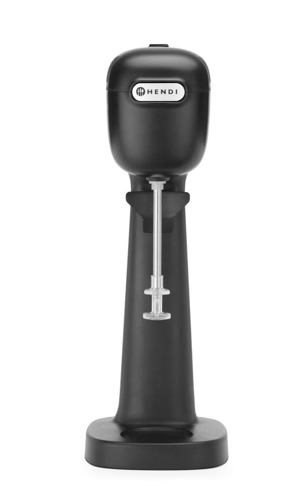 HENDI Milchshake Maker, Inkl. 2 Mixbechers (Edelstahl und Polykarbonat) und 4 austauschbaren Rührwer
