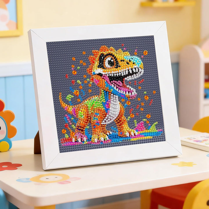 Yunruily 6er Set Diamond Painting Kinder - Tiere Diamant Painting Kinder,Diamond Painting Kind ab 6