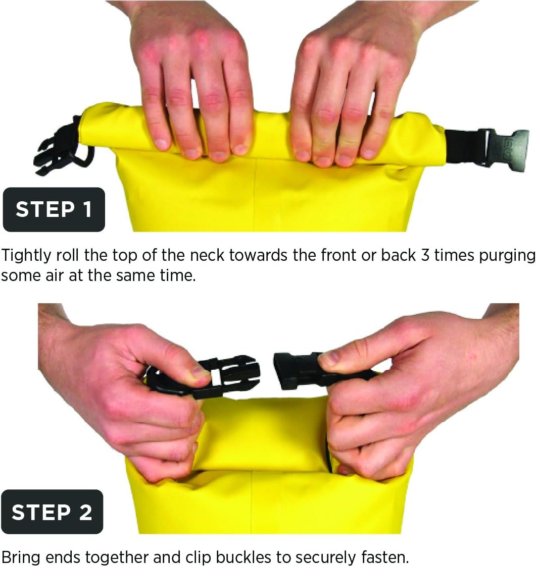 Overboard wasserdichte Trockenröhrentasche mit verstellbarem Schulterriemen zum Bootfahren, Kajak, A