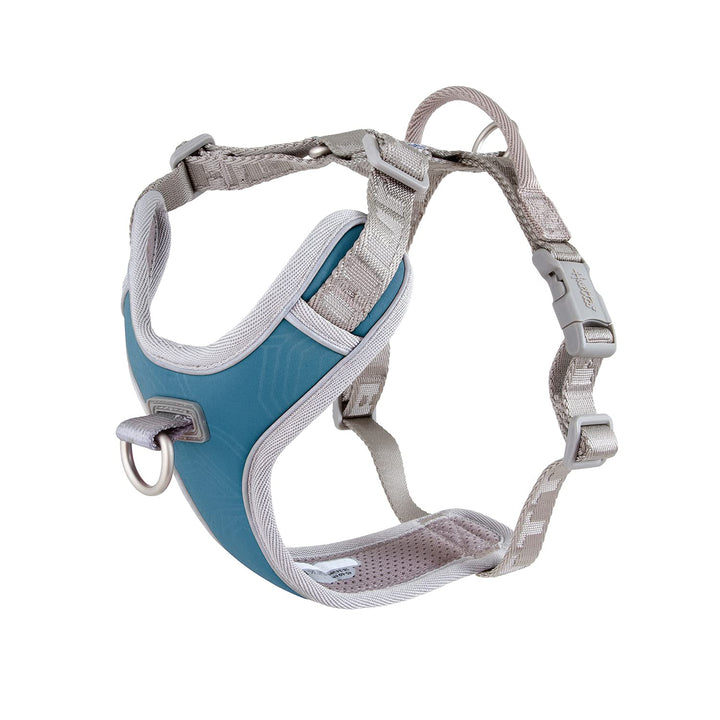 Hurtta Venture No-Pull Geschirr für Hunde, reflektierend, verstellbar, wasserdicht, Bilberry Blau 45