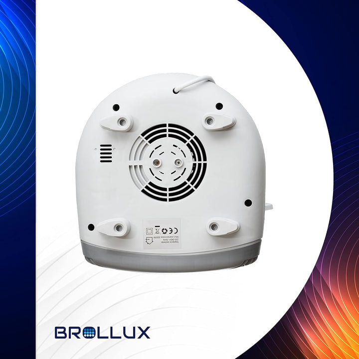 Elektroheizung 2000W LUX13 mobiles Heizgerät Thermoventilator Heizlüfter Elektroheizkörper weiss mob