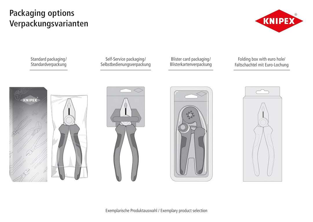 Knipex Sicherungsringzange für Aussenringe auf Wellen schwarz pulverbeschichtet 560 mm 46 10 A5