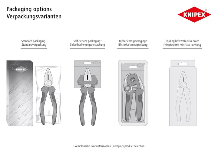 Knipex Sicherungsringzange für Aussenringe auf Wellen schwarz pulverbeschichtet 560 mm 46 10 A5