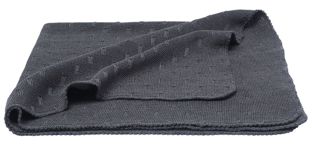 Reiff Baby Wickeltuch Sissi aus 70% Bio Merinowolle Babydecke (fels)