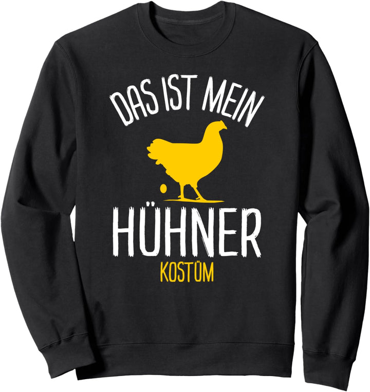 Lustiges Kostüm Hühnerkostüm Hühner Sweatshirt