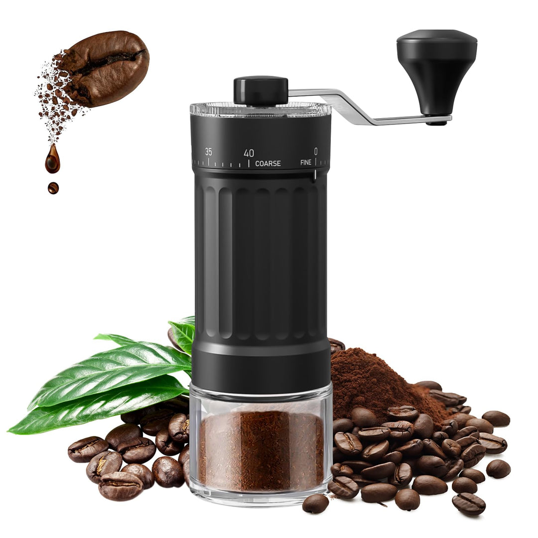 Manuelle Kaffeemühle, Externer Verstellbarer Handkaffeemühle, Kaffeemühle Verstellbarer Mahlgrad von
