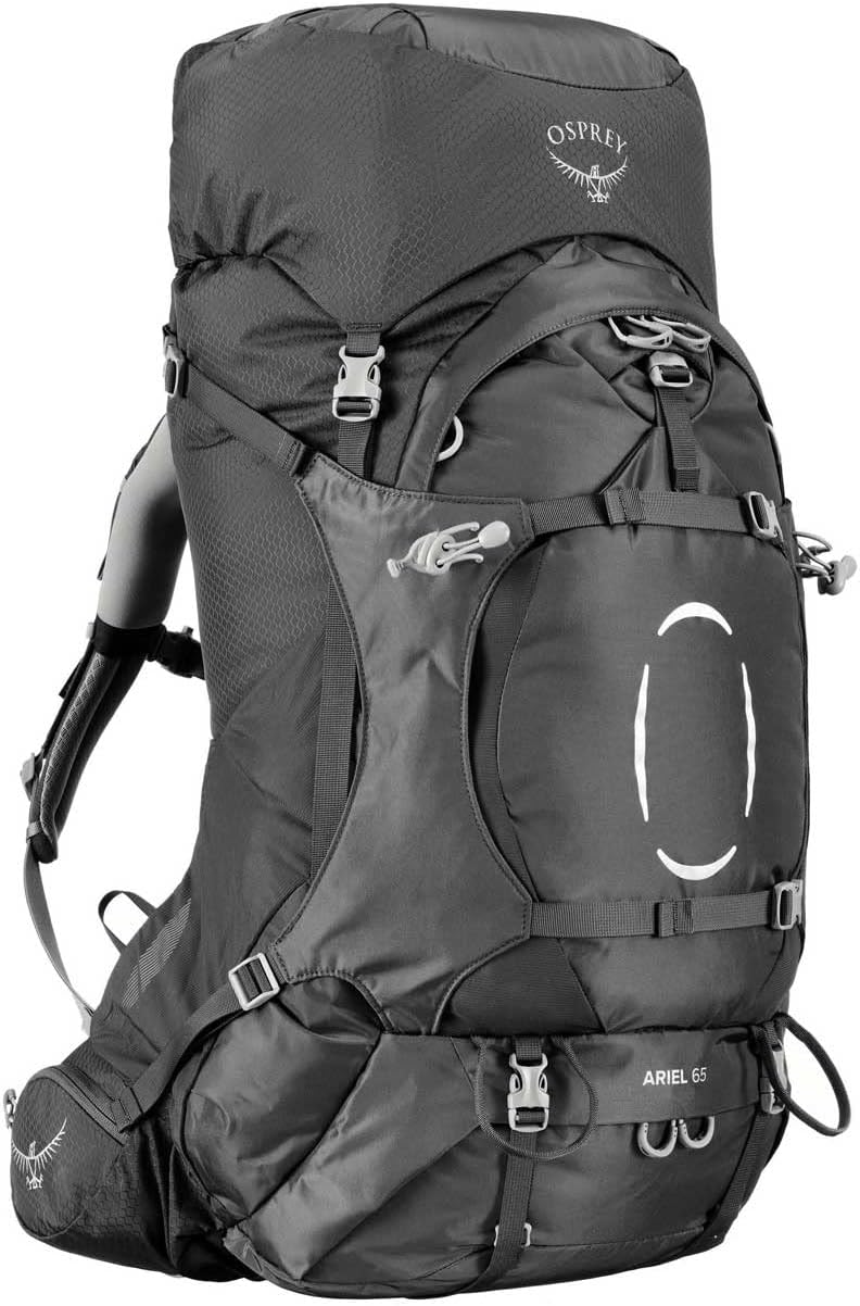 Osprey Ariel 65 Trekkingrucksack für Frauen Schwarz WM/L, Schwarz WM/L