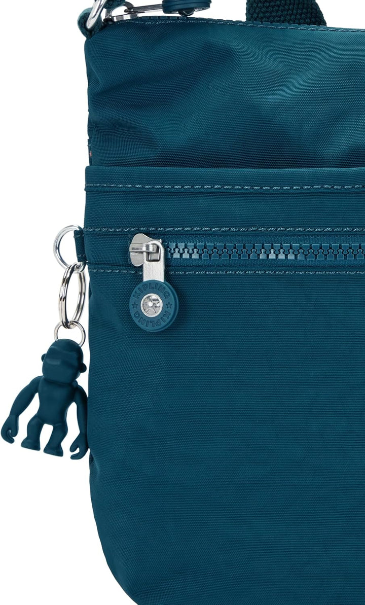 Kipling Unisex ARTO Medium Crossbody, Cosmic Emerald, Cosmic Emerald